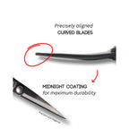 Curved Blade Scissors - Midnight Edition Collection by LDH