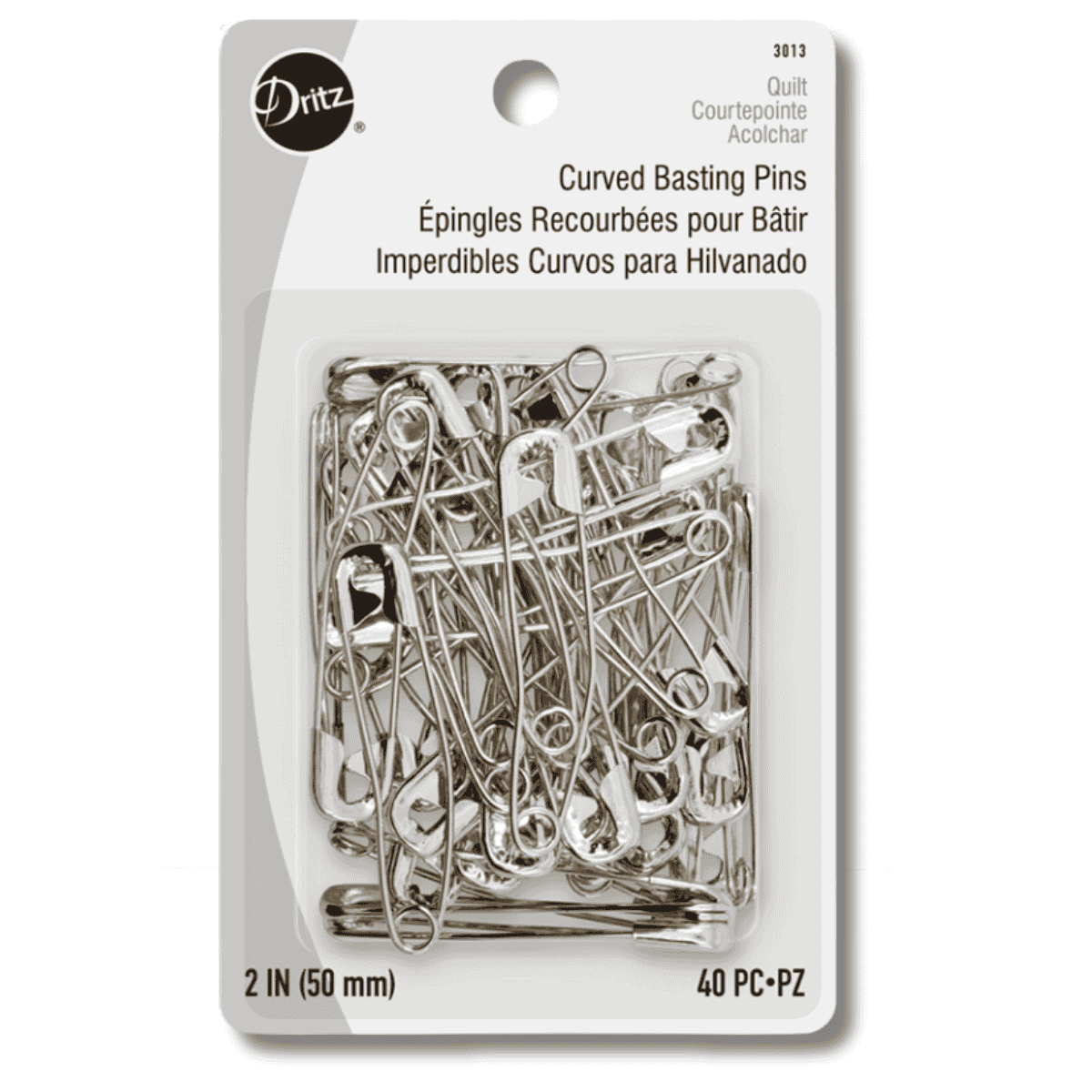 Curved Basting Pins 2"- Size 3 - 40 count