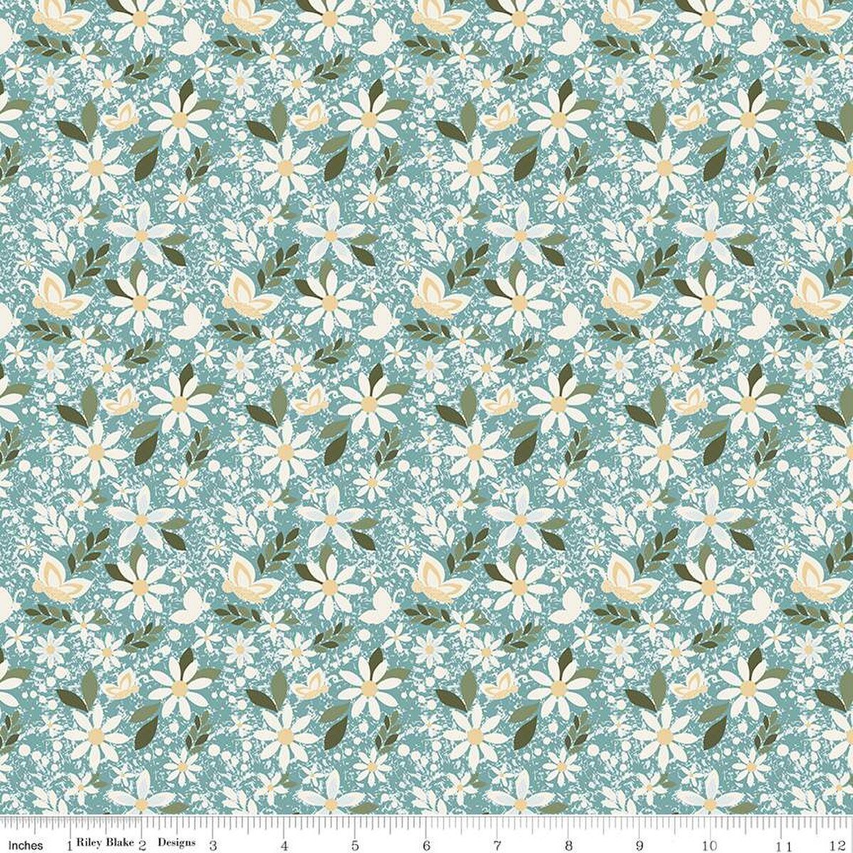 Juju's Petals - Dance - Teal 