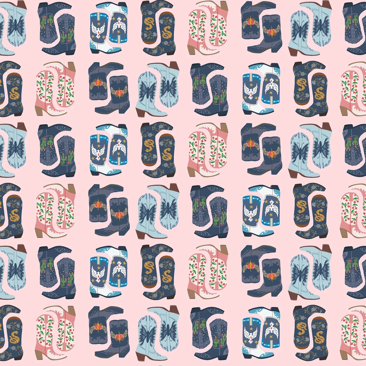 Shimmer - Dancing Boots - Blush