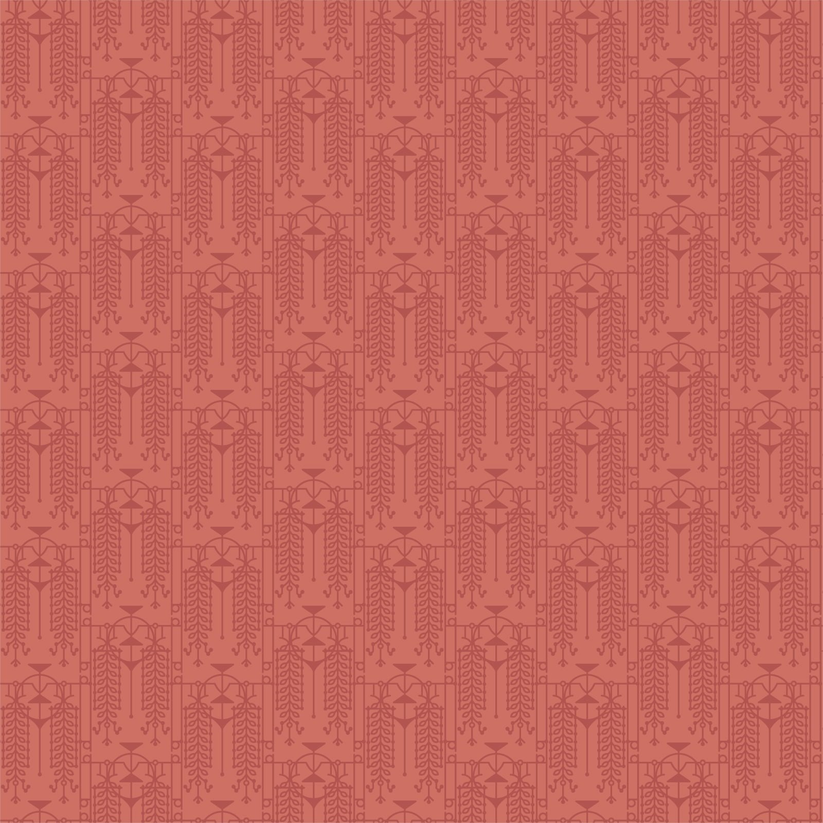 March Balloons - Design A - Pottery Red