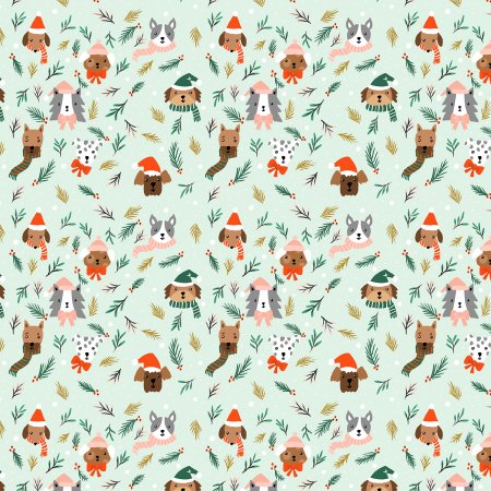 Merry Pawmas - Barkmas Tree - Light Mint Metallic 