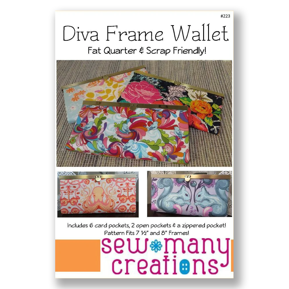 Sew Many Creations - Diva Frame Wallet Pattern