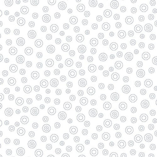 Quilters' Flour VI White on White - Dots in Dots