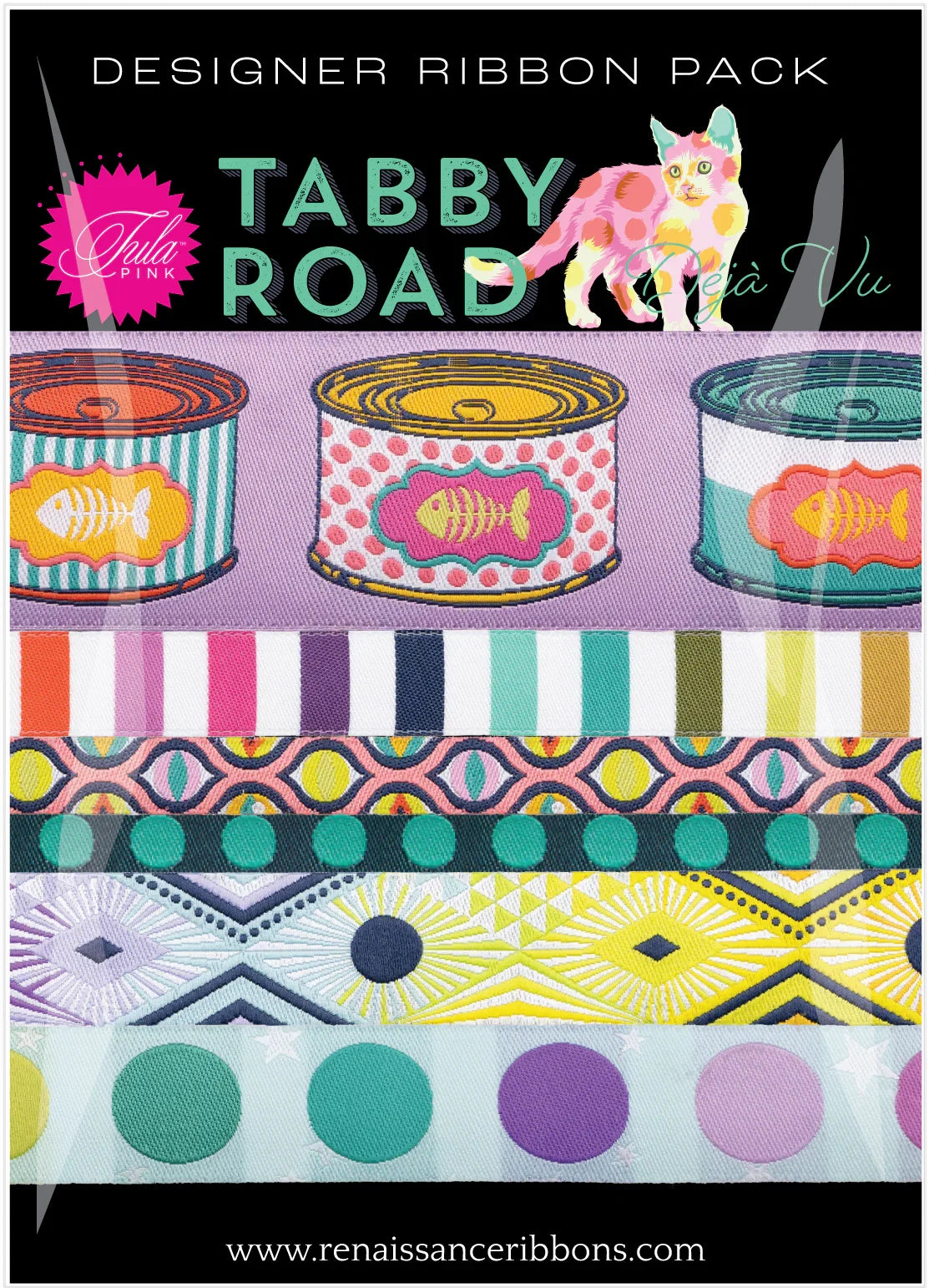 Designer Ribbon Pack - Tabby Road