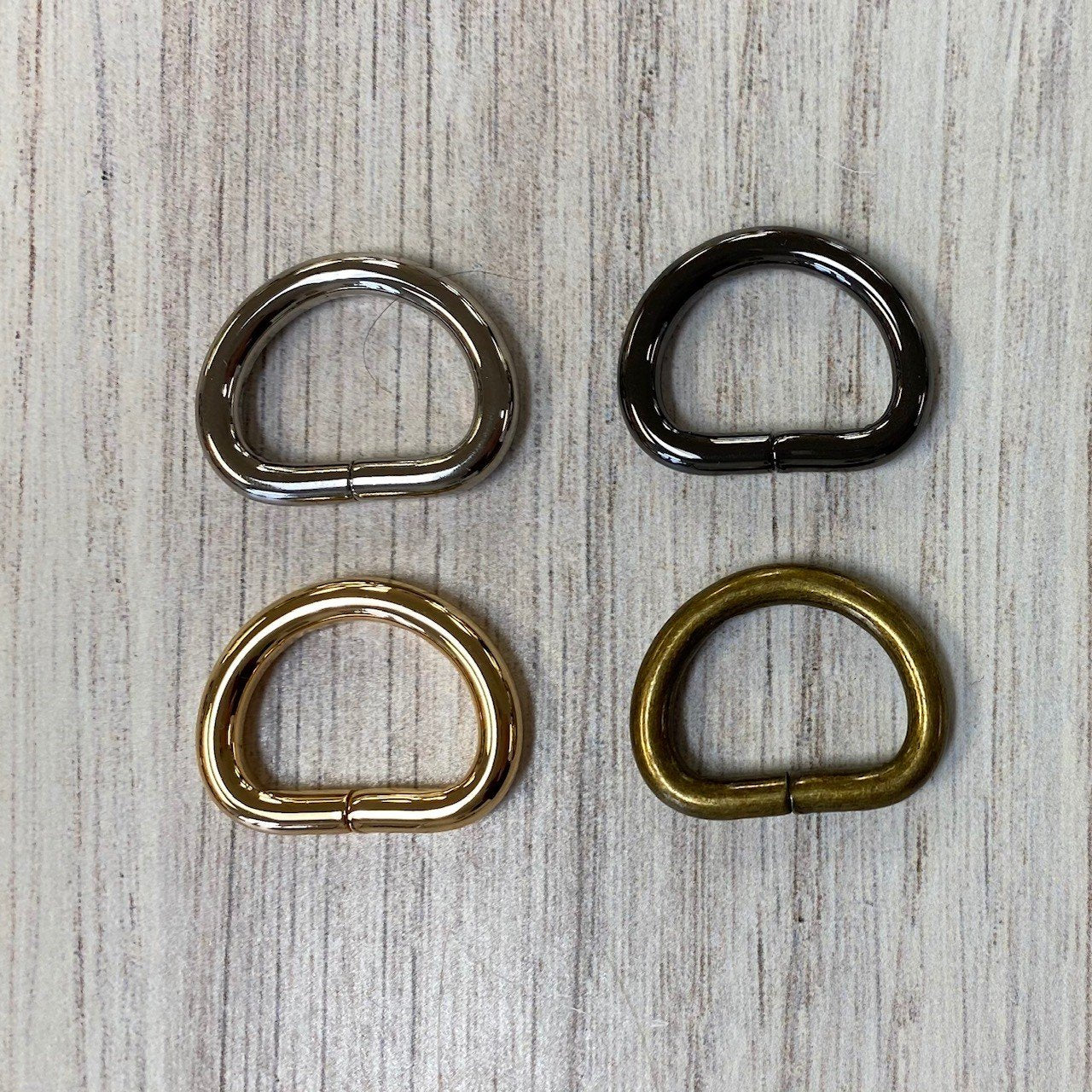 Emmaline - D-Ring - 3/4" - Set of 4