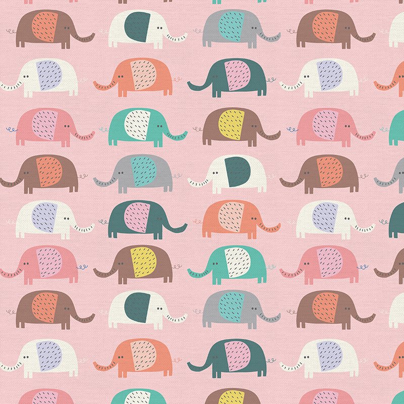 Go Wild - Elephant - Pink