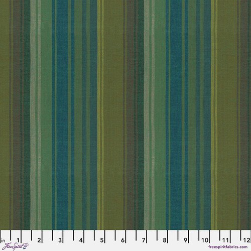 Exotic Stripe Woven - Teal