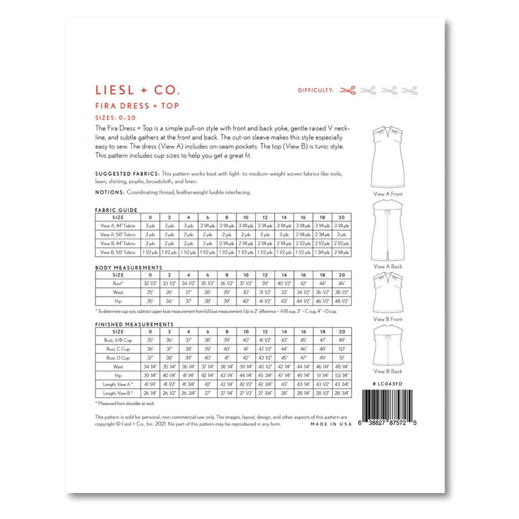 Liesl + Co - Fira Dress and Top