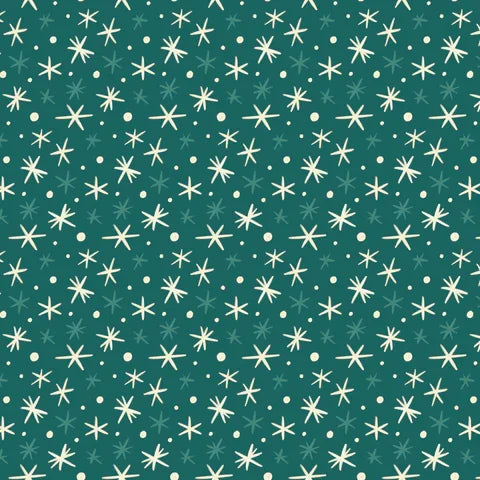 Bright Holiday - First Flurries - Teal