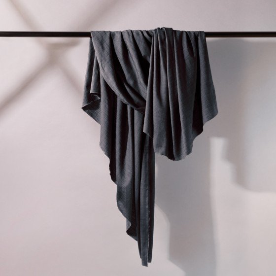 Atelier Brunette Viscose/Cotton - Flake - Deep Charcoal