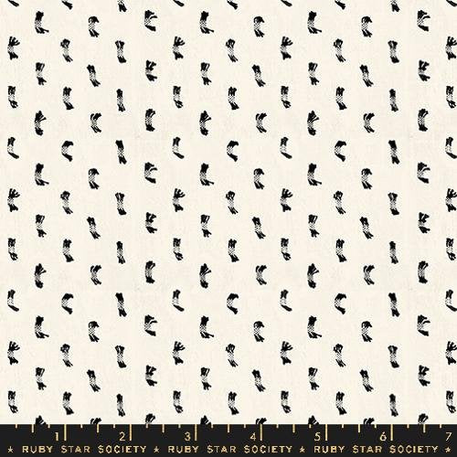 Ooh Lucky Lucky Woven - Flicker - Natural Black