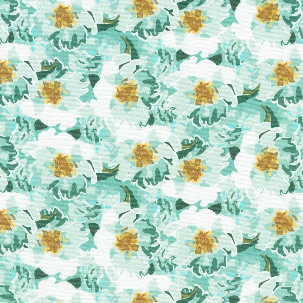 Coastal Collection - Floral - Aqua