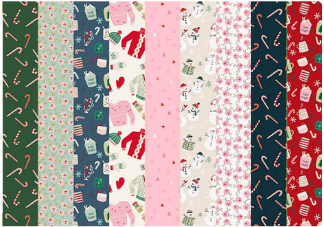 Snow Day Fun FQ Bundle