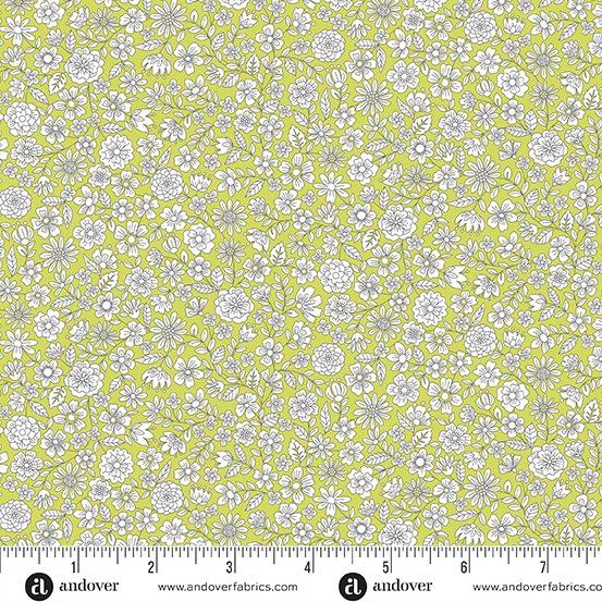 Country Cuttings - Floral - Green