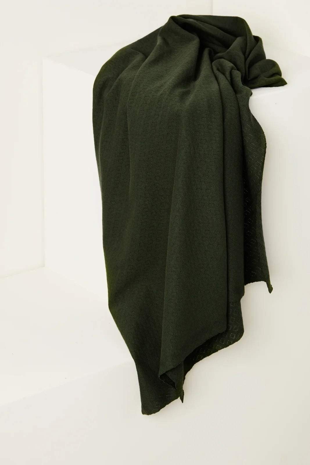 Gem Pointelle - Green Khaki