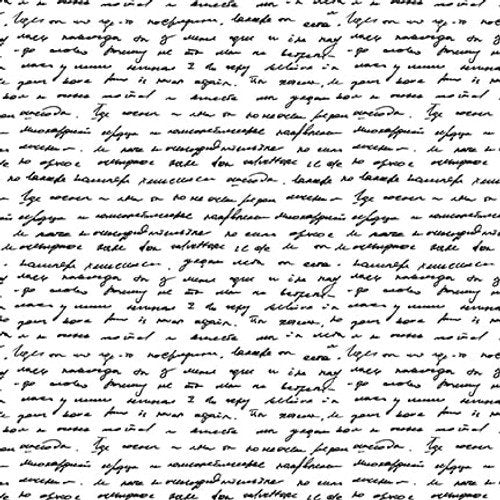 Paradox II - Handwriting - White