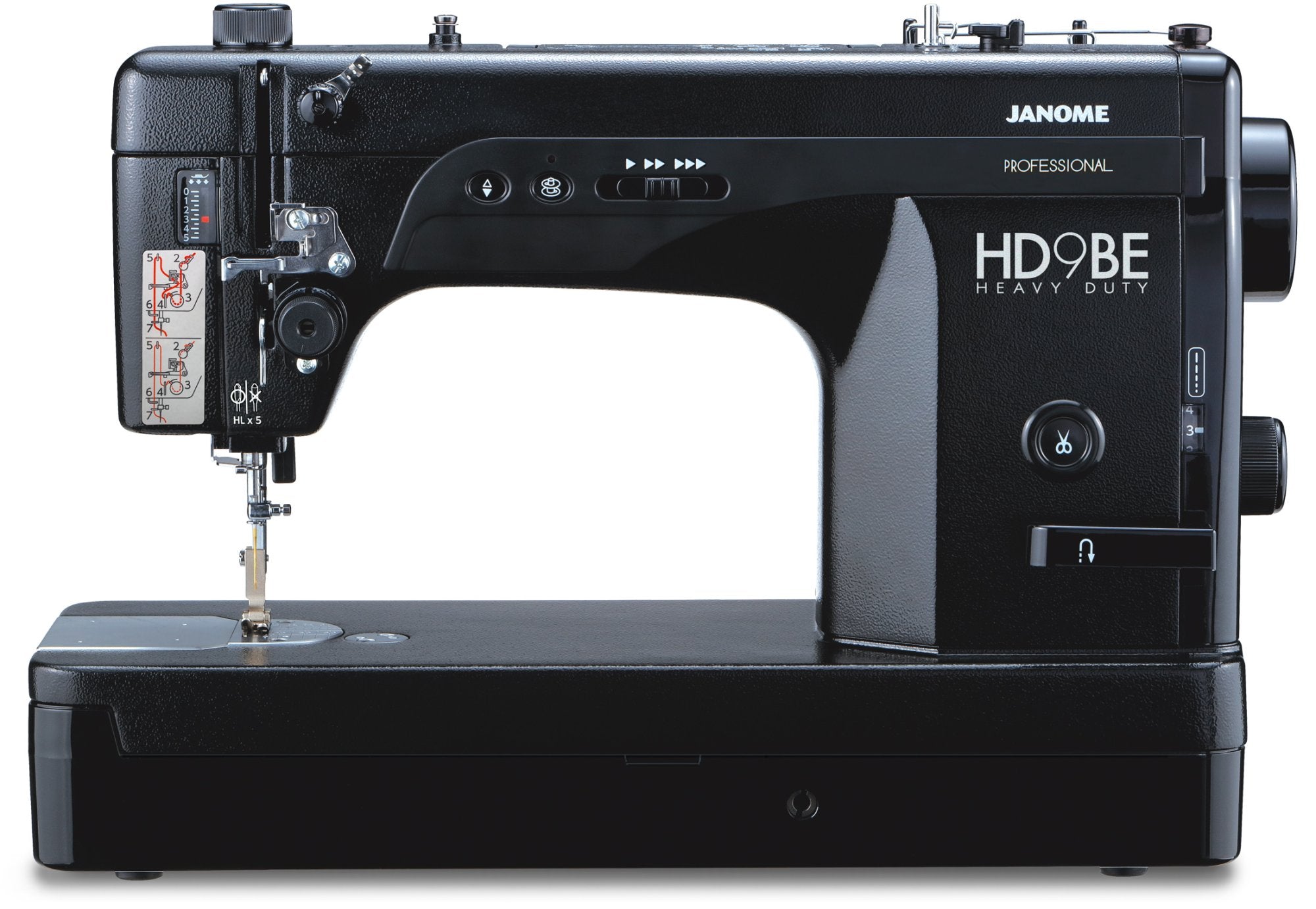 Janome HD9BE Sewing Machine - Heavy Duty - Black Edition 