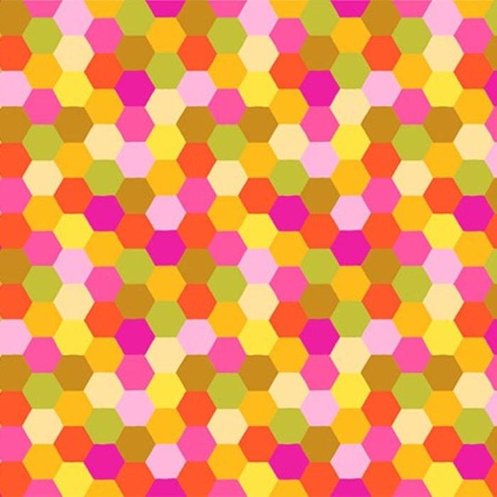 Piecework - Hexagons - Citrus