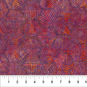 Line Work - Hexie Triangles - Violet