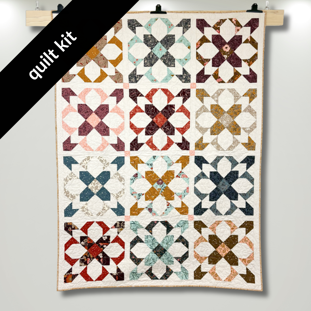 Floral Lattice Quilt Kit