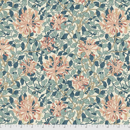 Original Morris & Co - Honeysuckle - Aqua