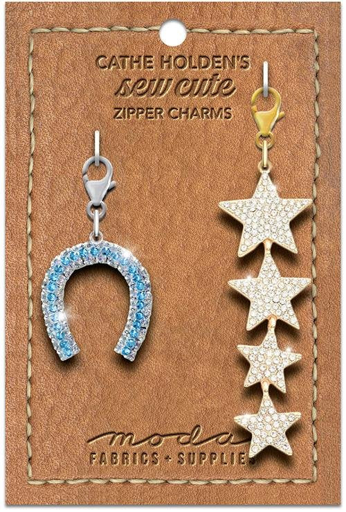 Zipper Pulls - Horseshoe/Stars