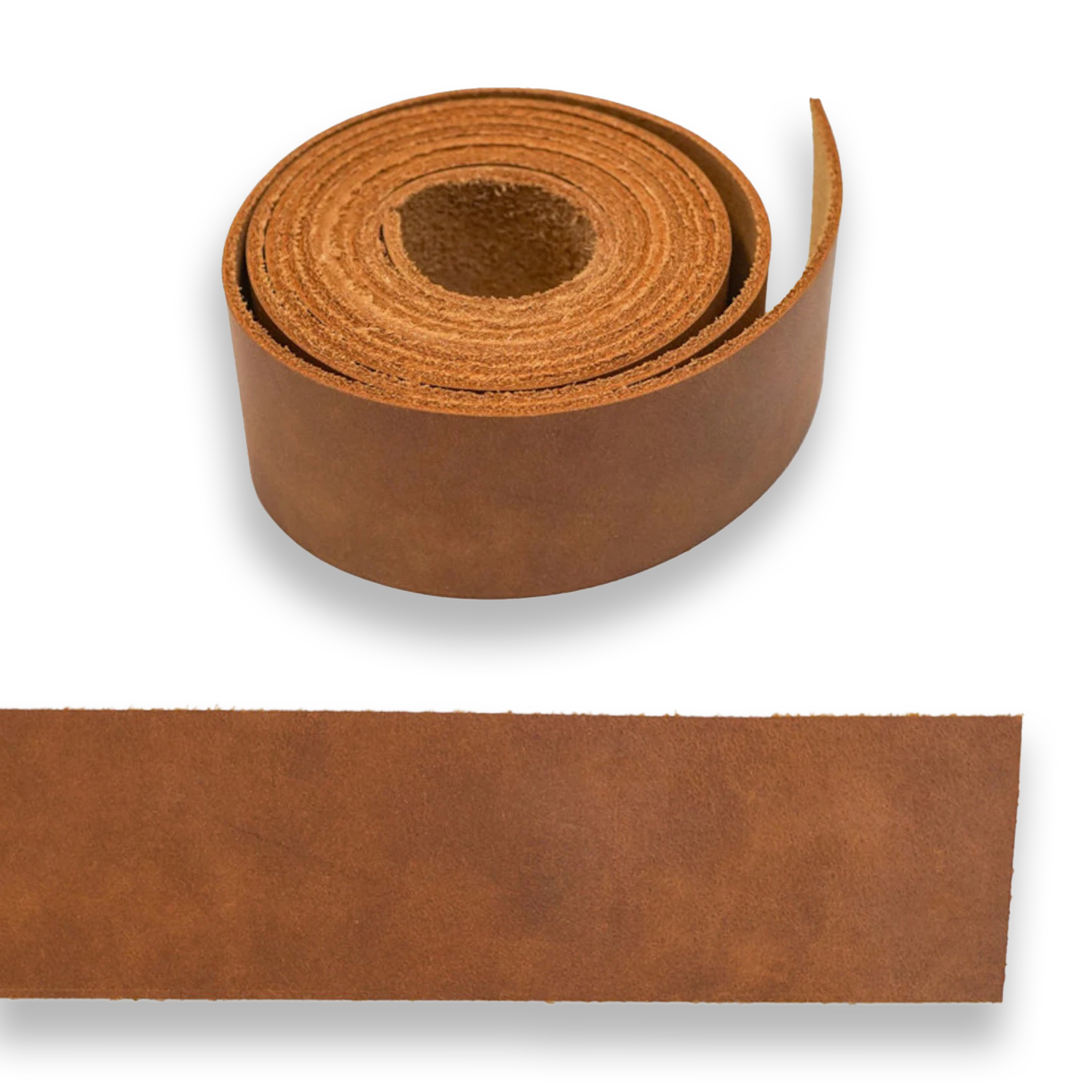 Leather Strapping 1" - Mesquite Brown