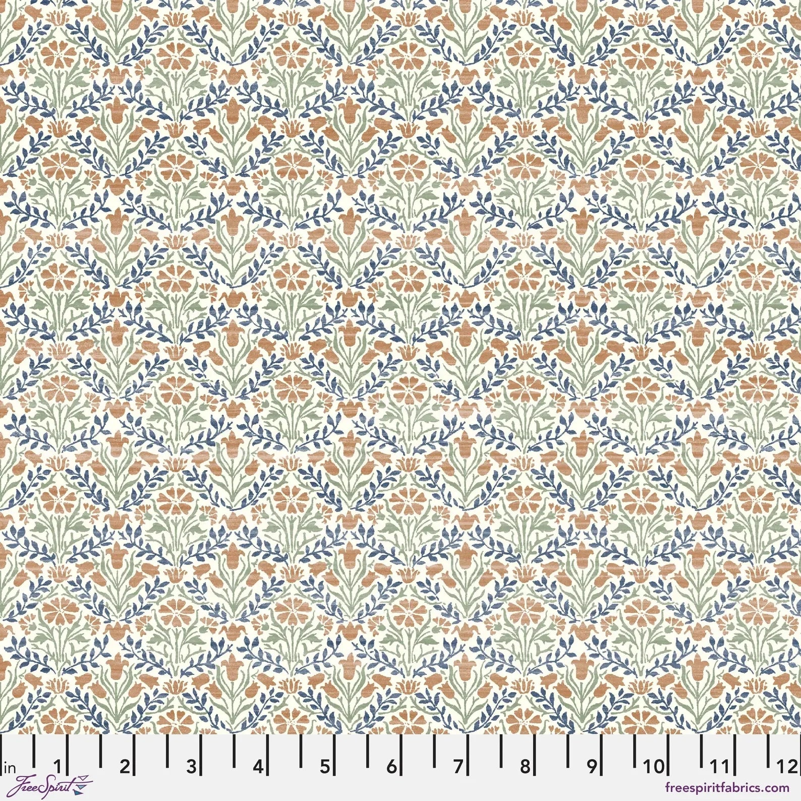 Bexleyheath Cotton Lawn - Bellflowers - Multi