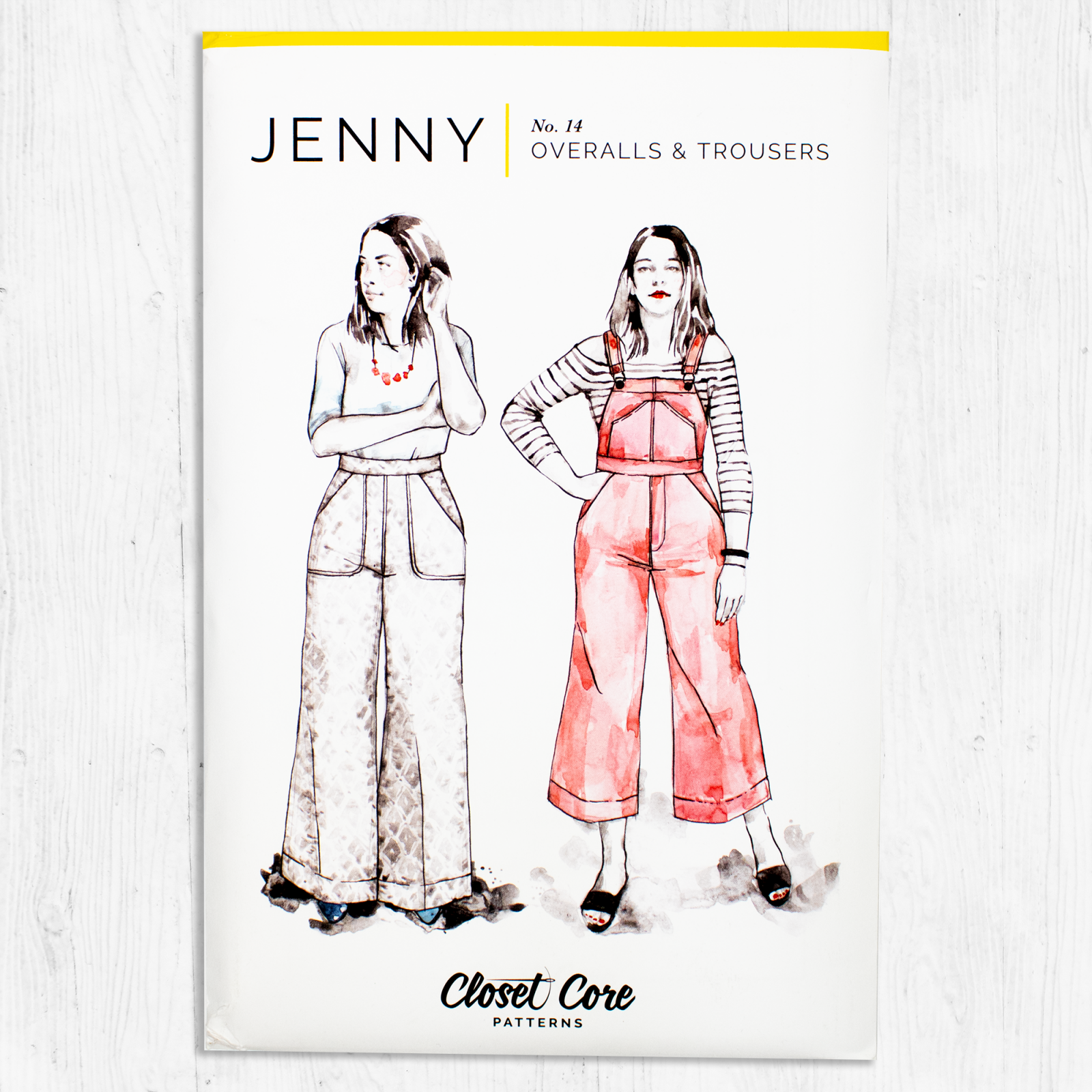 Closet Core Patterns - Jenny Overalls and Trousers