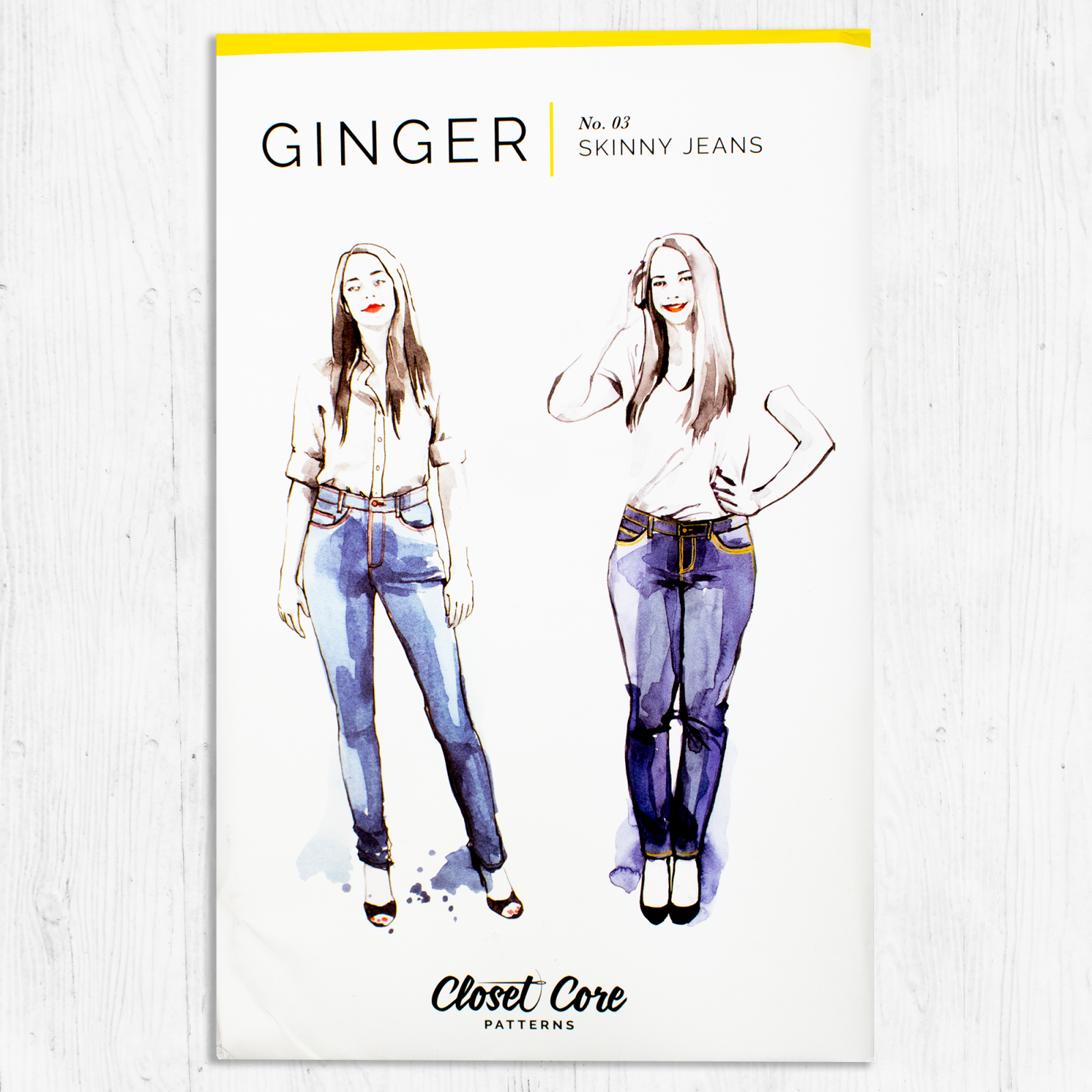 Closet Core Patterns - Ginger Skinny Jeans 