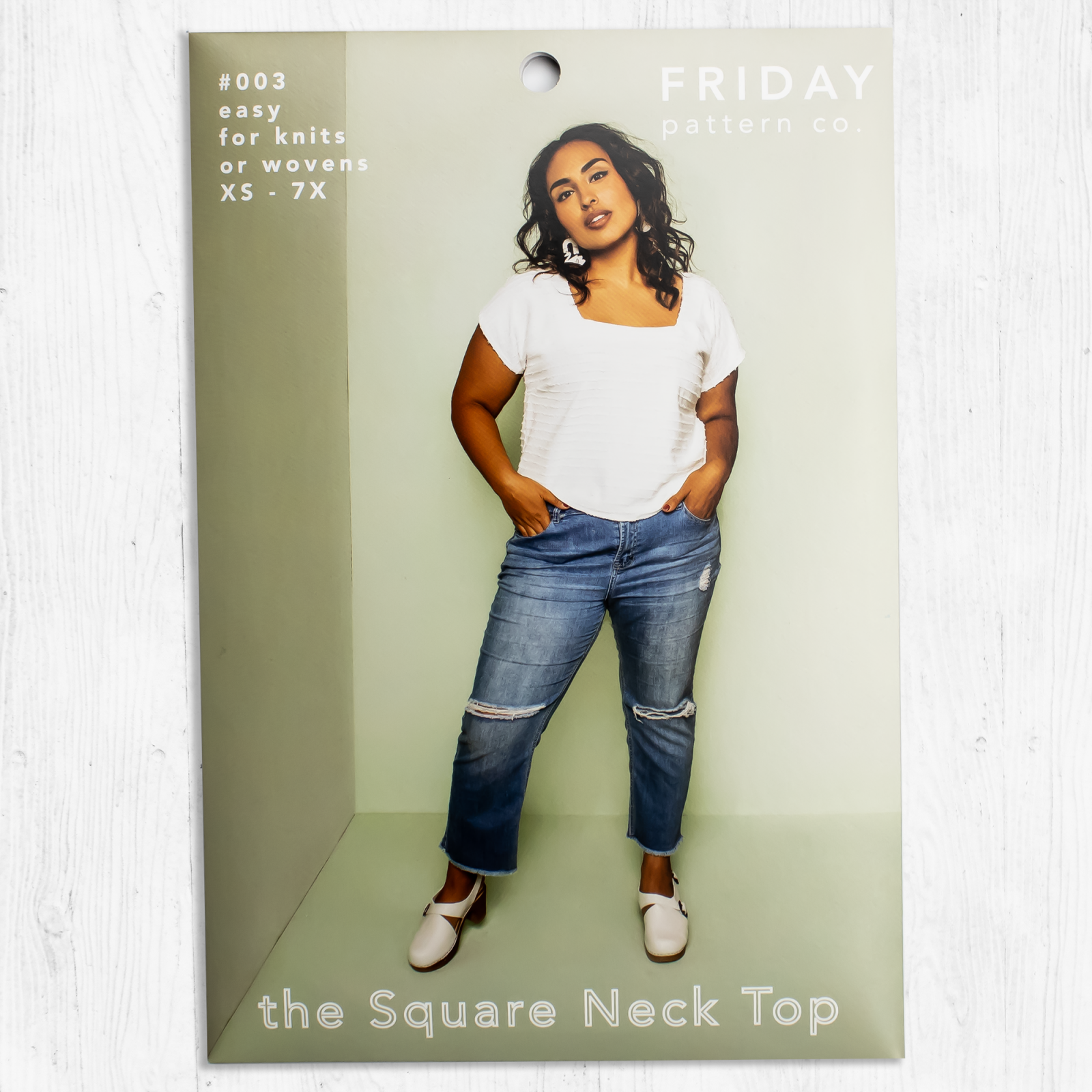 Friday Pattern Co. - The Square Neck Top