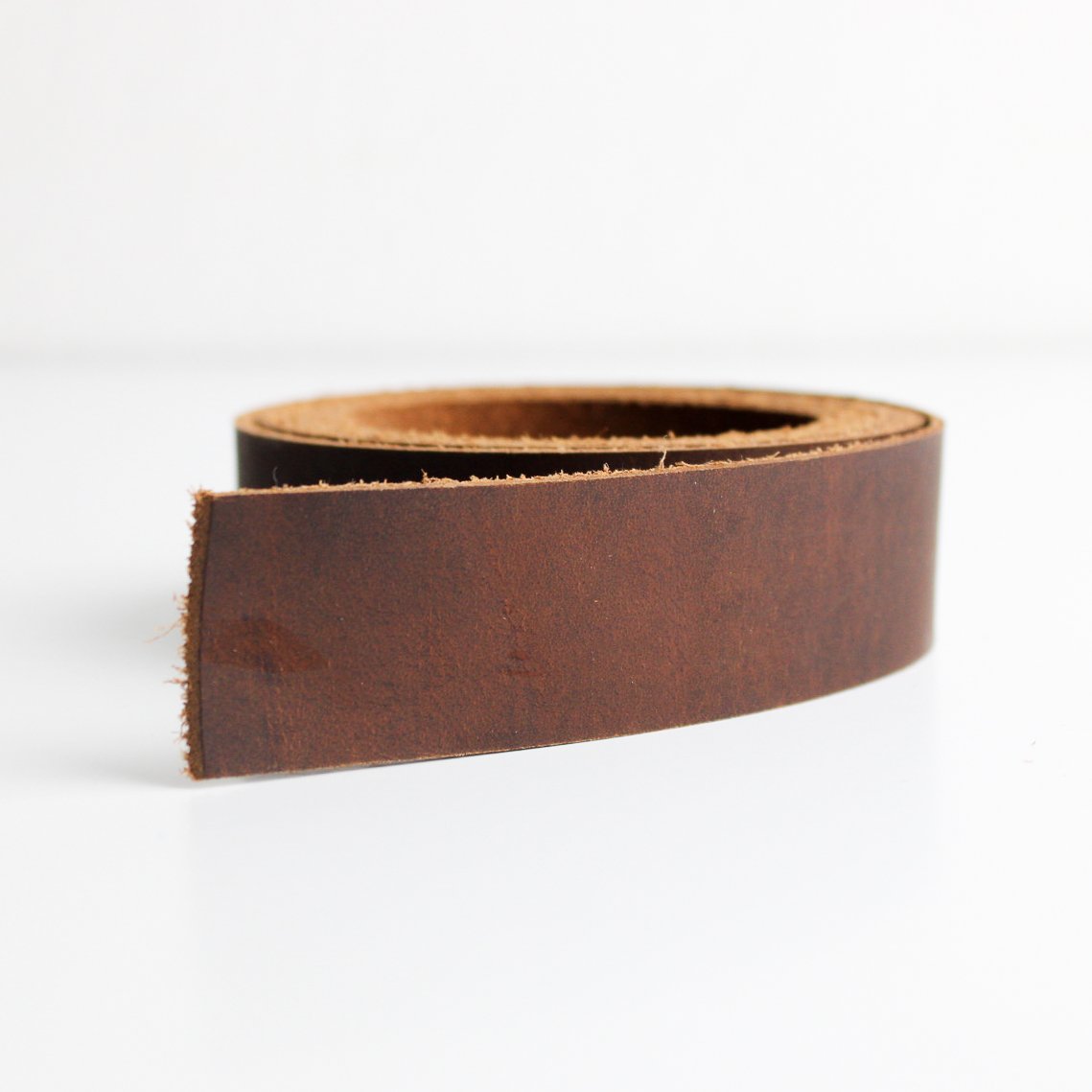 Leather Strapping - Medium Brown - Matte