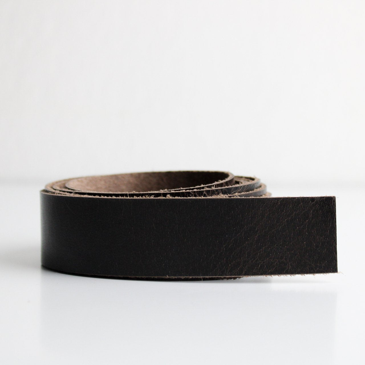 Leather Strapping - Chocolate Brown  - Vintage Glazed