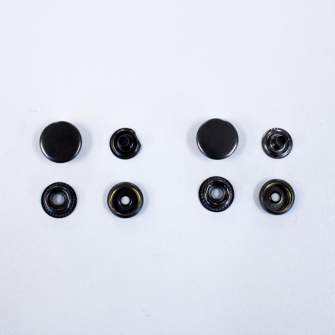 Metal Snaps - Gunmetal - set of 2