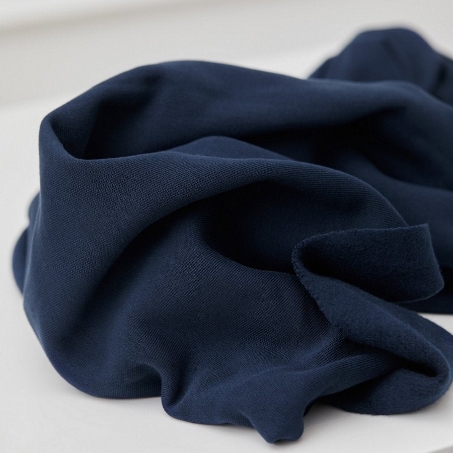 Brushed Sweat Knit - Indigo Night