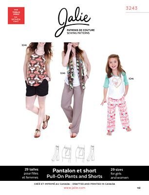 Jalie Patterns - Sweatshirt Hoodie and Sweatpants 