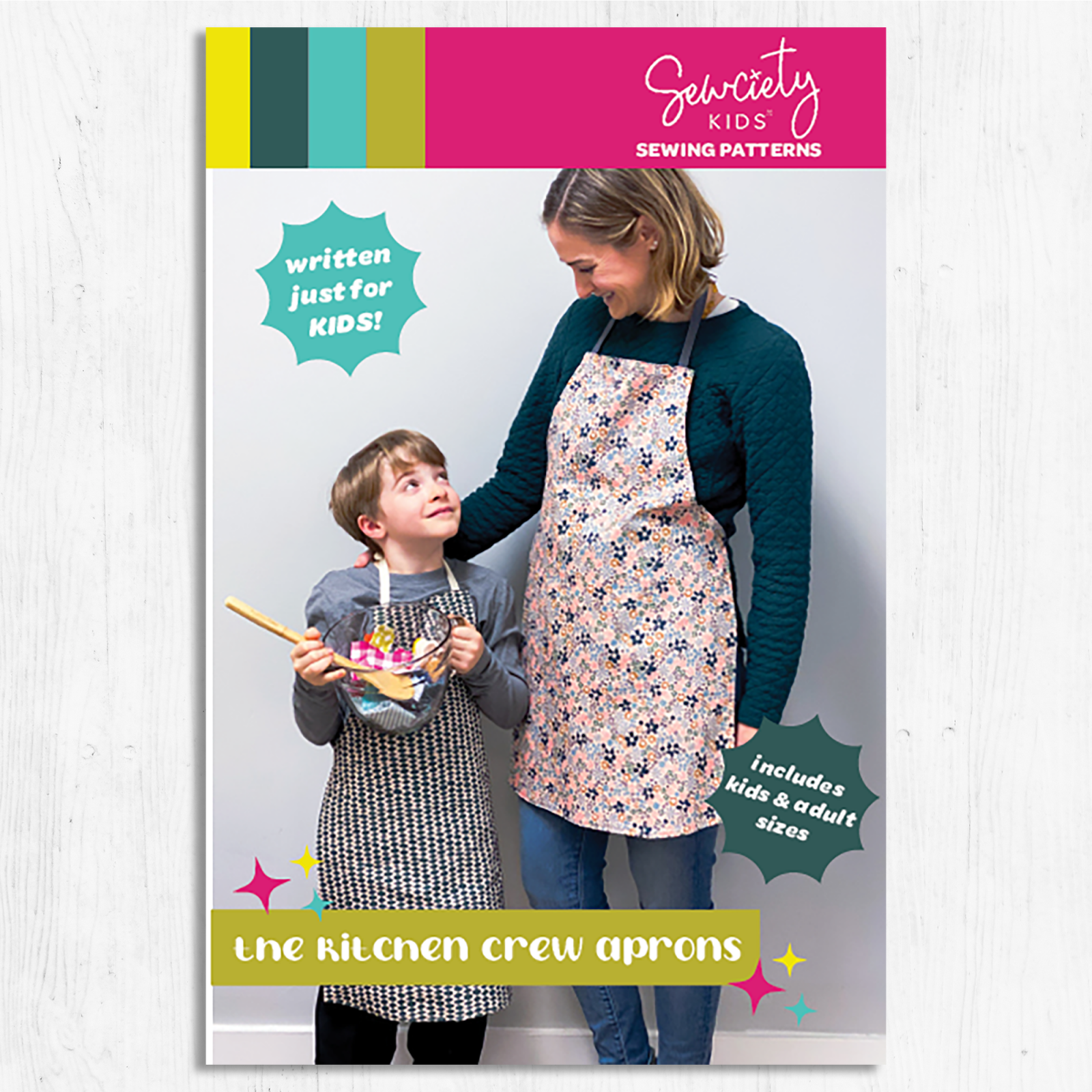 Sewciety Kids - Kitchen Crew Aprons 