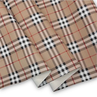 Large Tartan Plaid Vinyl - Vintage