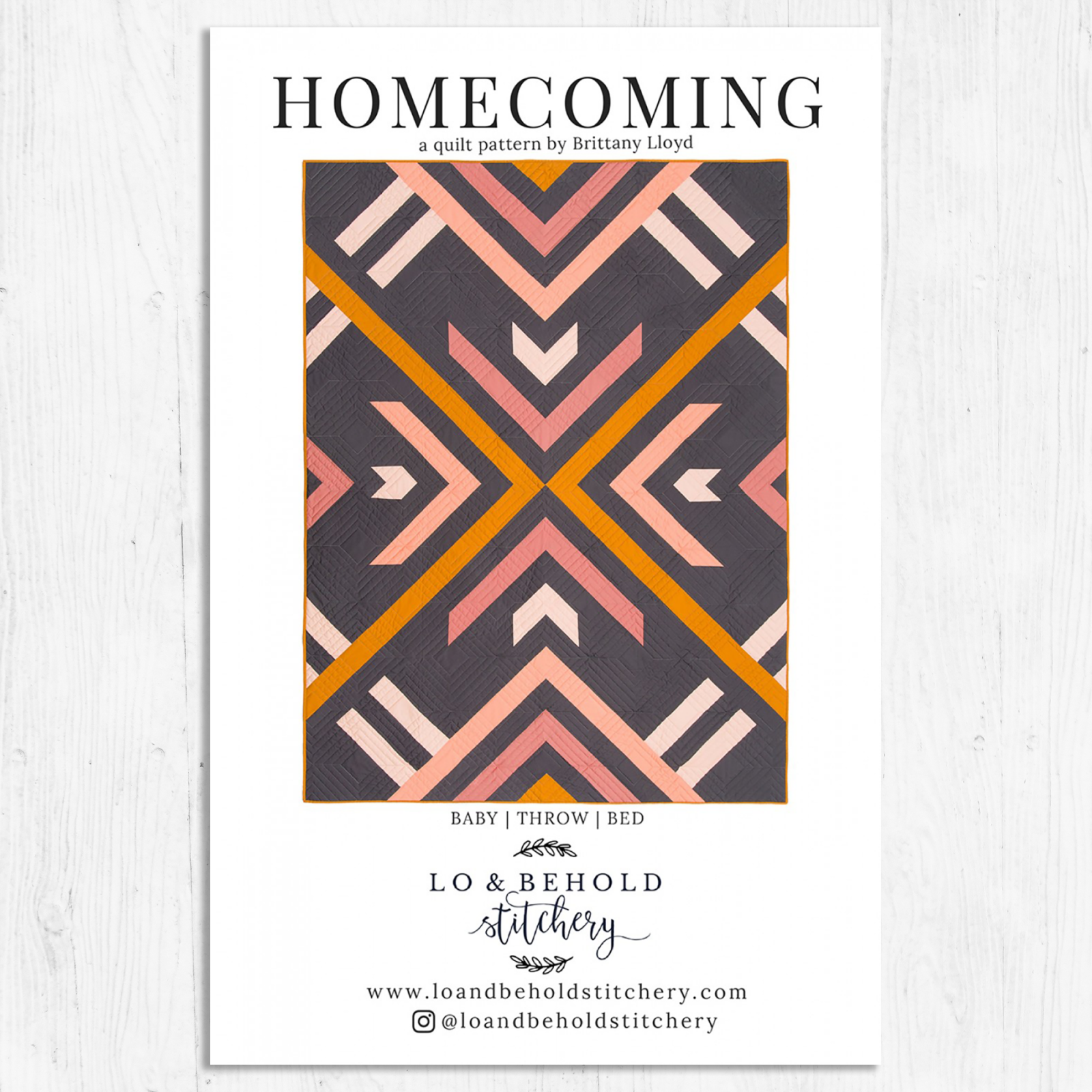 Lo & Behold Stitchery - Homecoming Quilt