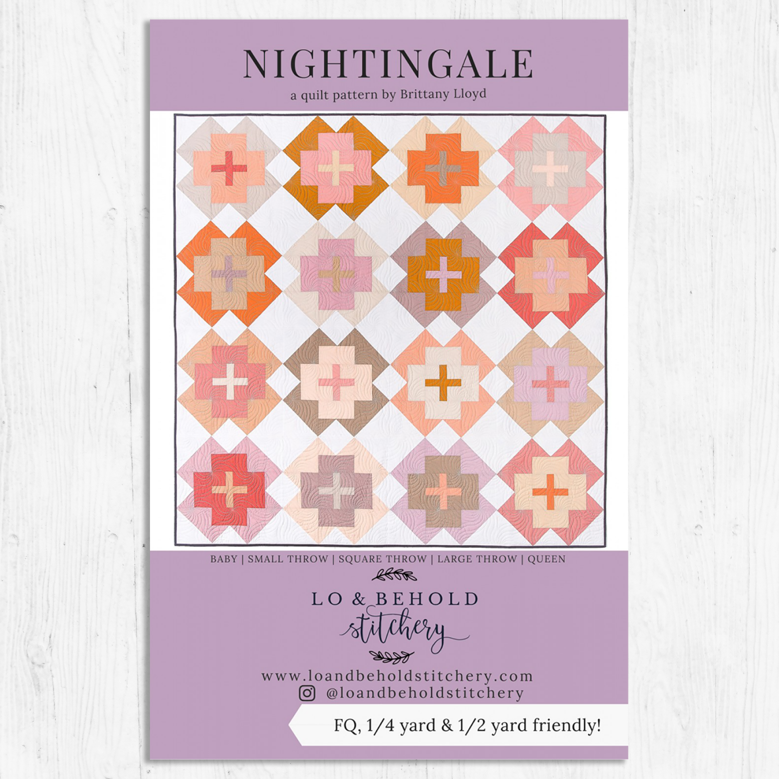 Lo & Behold Stitchery - Nightingale Quilt Pattern