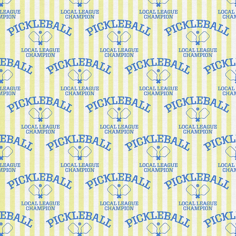Pickleball Playtime - League Champion - Yellow