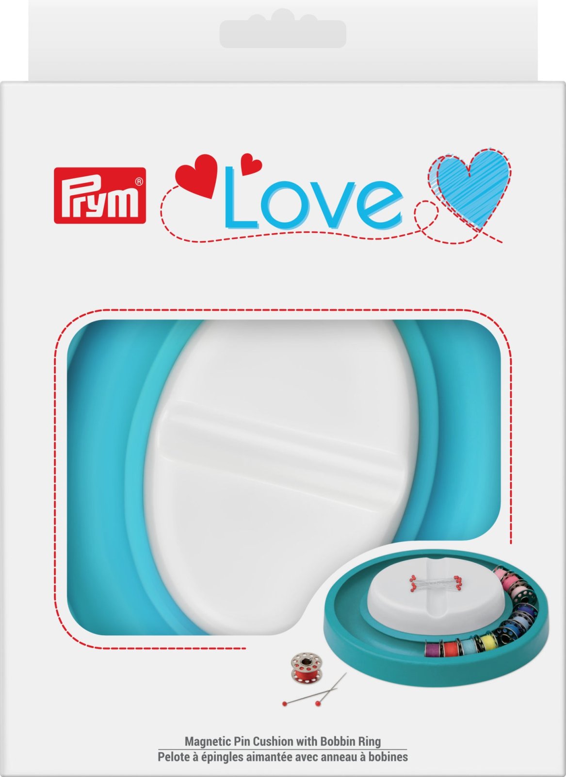 Prym Notions - Magnetic Pin Cushion w/Bobbin Ring
