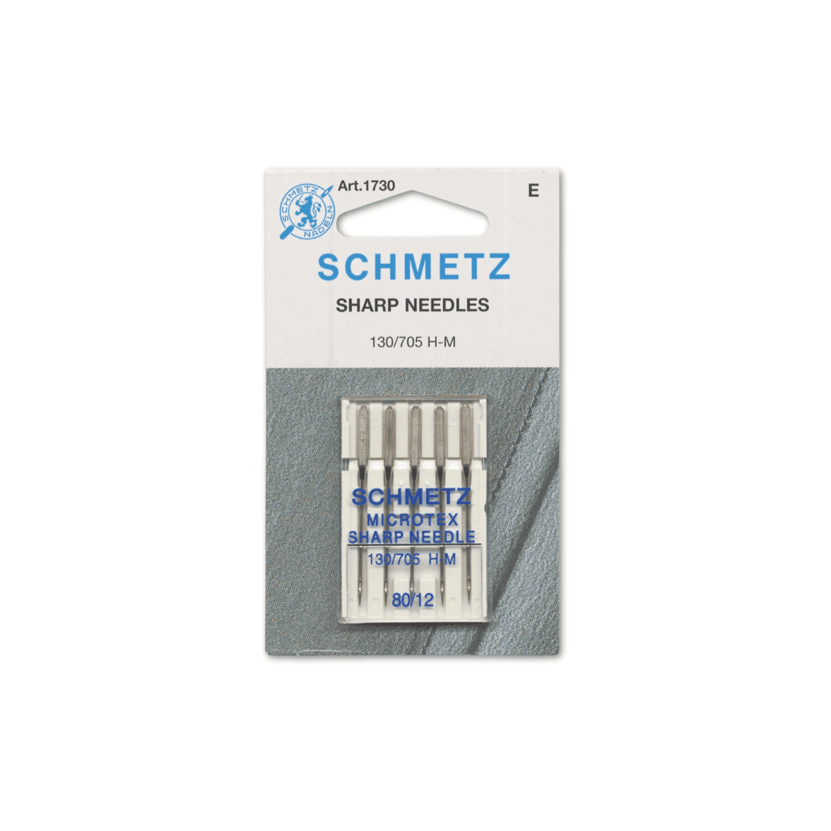 Schmetz Sharp / Microtex Machine Needle Size 12/80