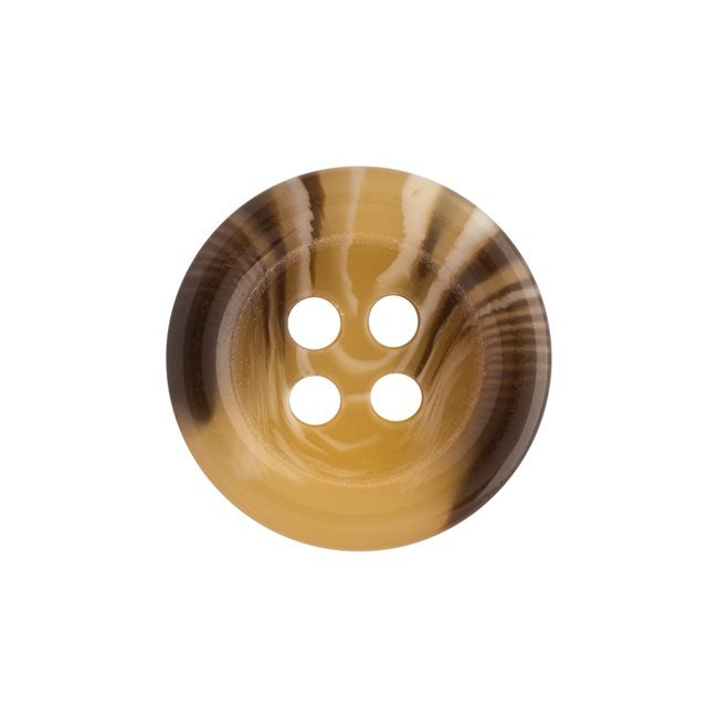 1" Standard Coat Button - Mottled Beige