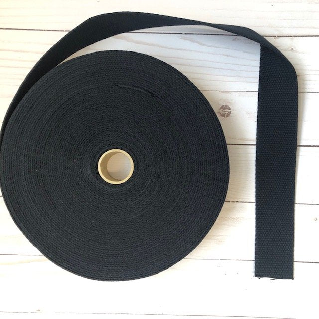 Cotton Webbing - 1-1/2" wide - Navy (23)