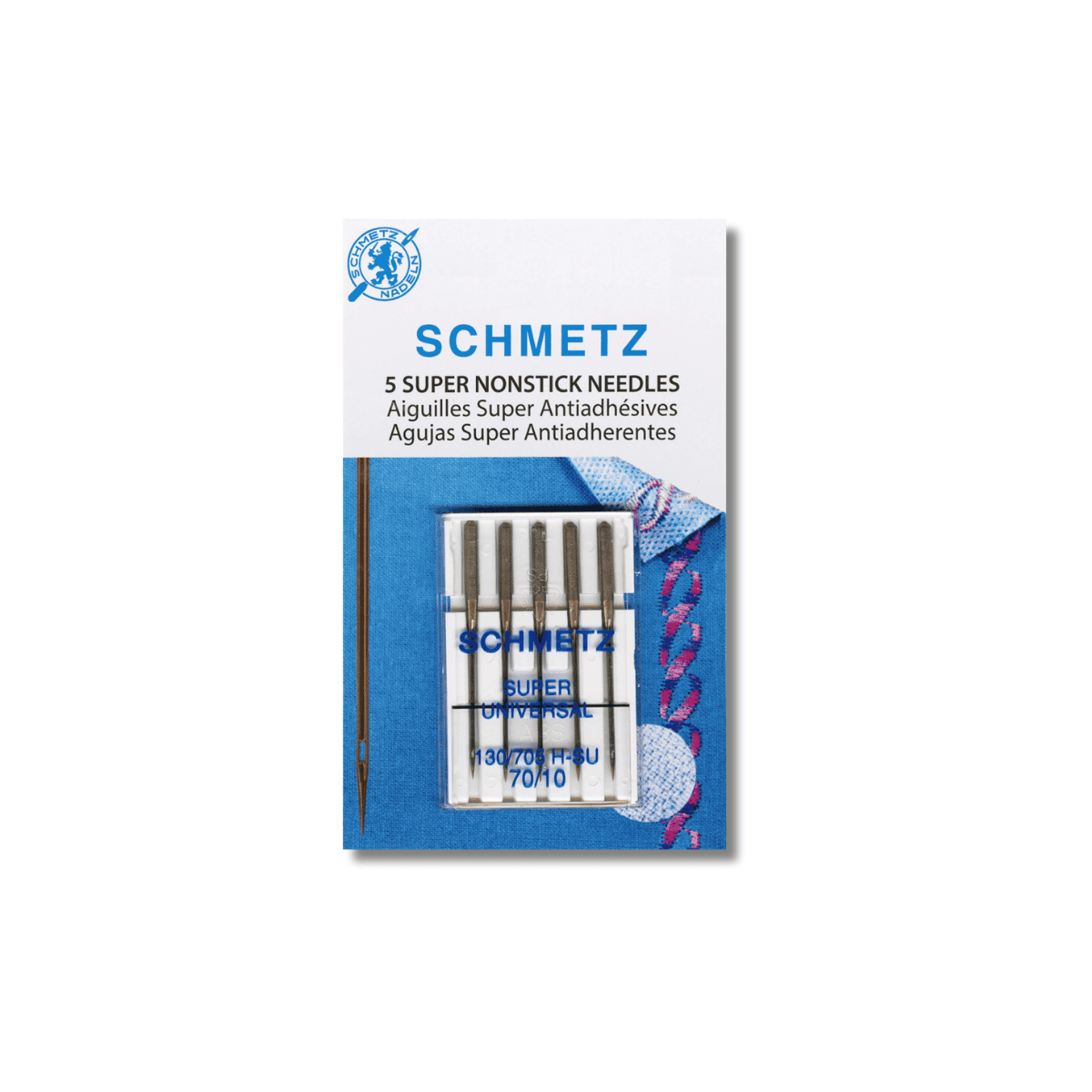 Schmetz Super Nonstick Needle 5ct Size 70/10