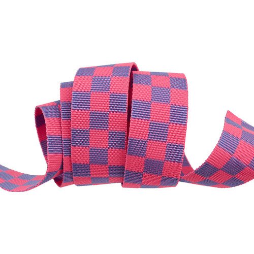Tula Pink Webbing - Check Please - Nova - 1-1/2" - 3yd cut 