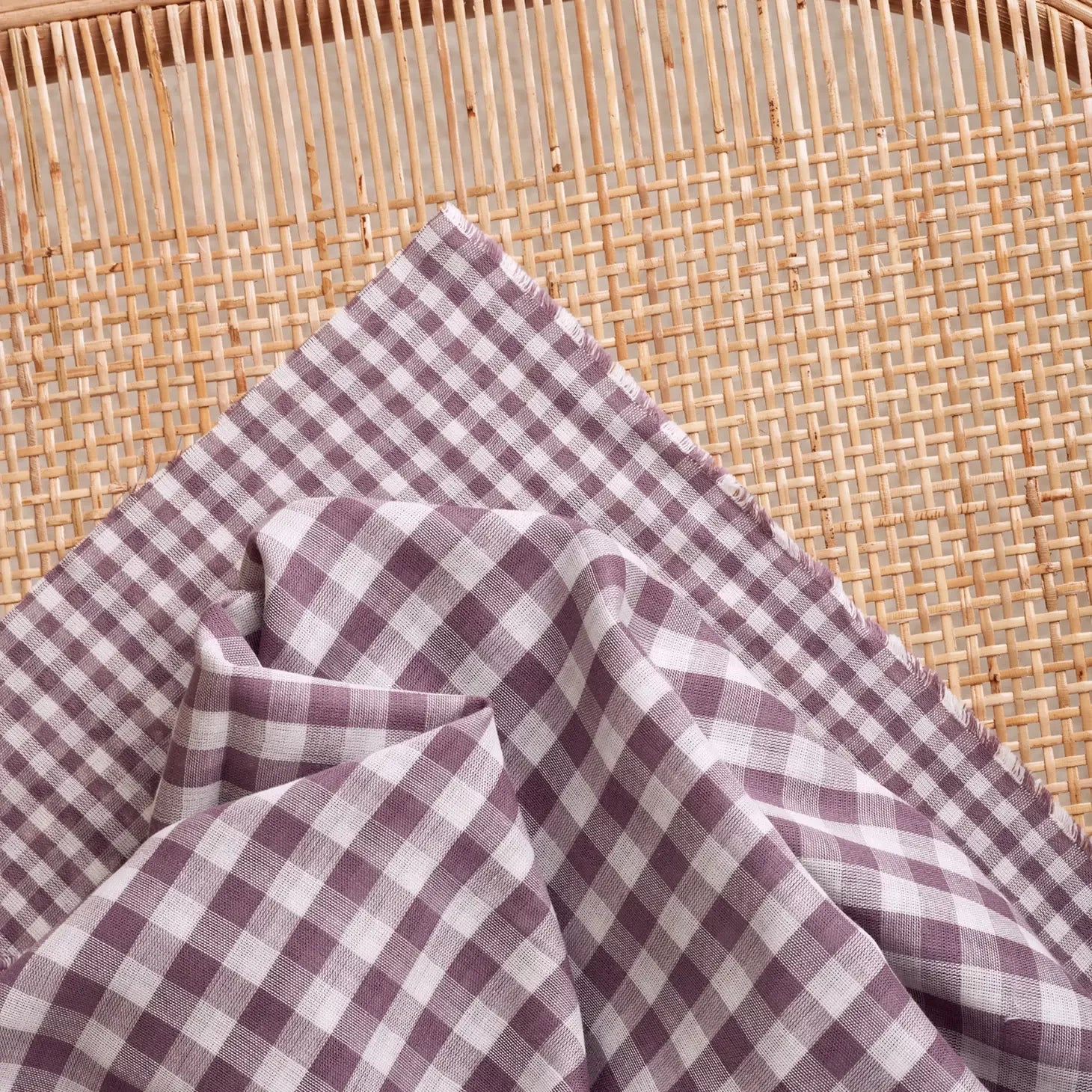 Atelier Brunette Gingham Double Gauze - Divine