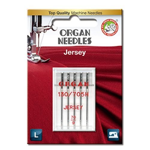 Organ Jersey Needles - Size 70/10 - 5 Pack